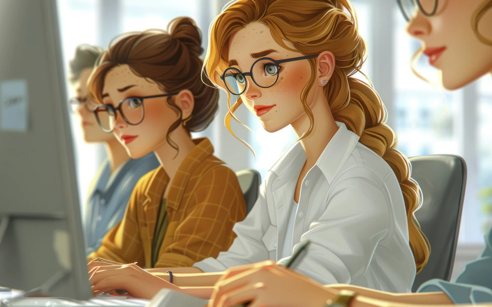 начинающий фрилансер работает за пк